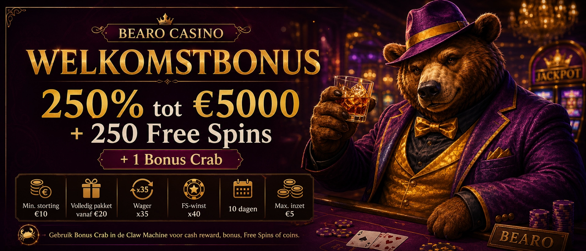 bearo casino welcome bonus